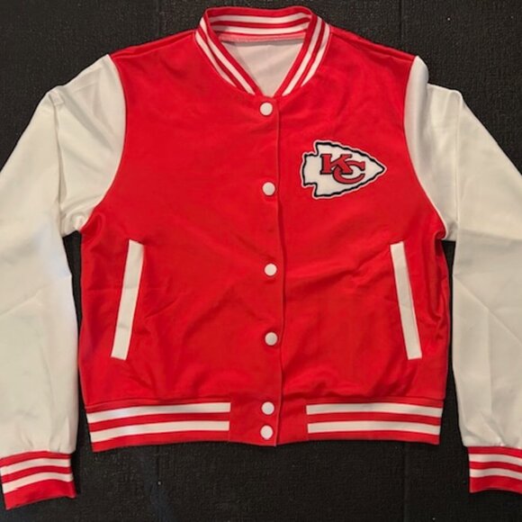 Super Bowl KC Kansas City Chiefs Football Game Tracksuit Varsity Jacket Pant Set - Picture 2 of 7